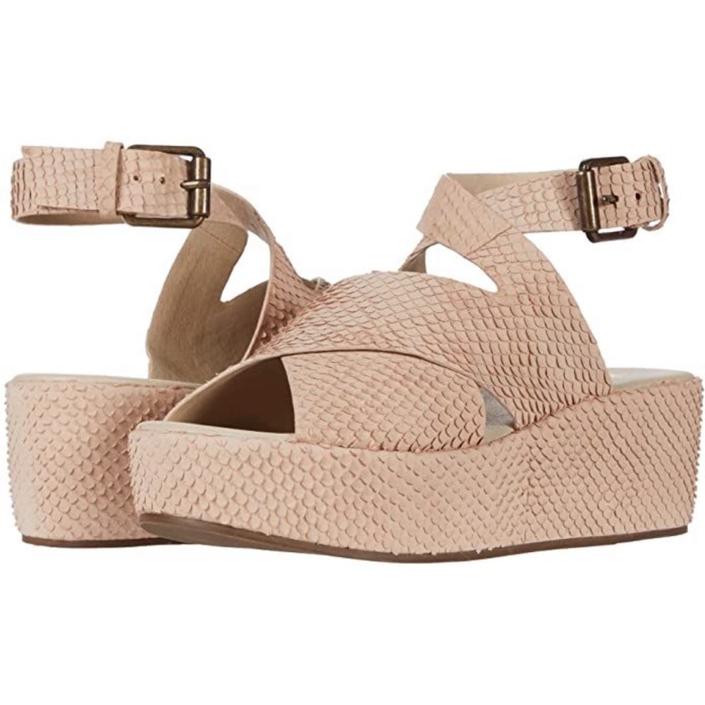 Matisse Runaway Leather Platform Sandals Flatform | Worn Once | $135 Retail | 10 - Picture 2 of 5